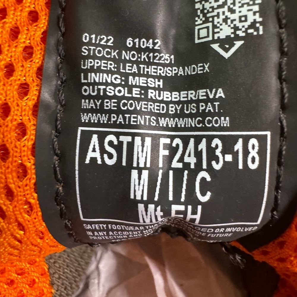 NWOB women's sz 6.5 Hytest work boots - Picture 4 of 5
